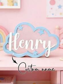 1 Tấm bảng gỗ khắc tên bé theo yêu cầu - Trang trí tường phòng bé chủ đề mây - Trang trí phòng bé tùy chỉnh - Quà tặng độc đáo cho bé sơ sinh. Tấm bảng gỗ khắc tên hình mây theo yêu cầu này có thể tạo ra một không gian nhẹ nhàng và mộng mơ cho phòng của bé. Món đồ trang trí tường chu đáo và ý nghĩa này sẽ làm cho phòng của bé trở nên độc đáo hơn. Quà tặng Ngày của Mẹ - Màu xanh hải quân - Xem 4