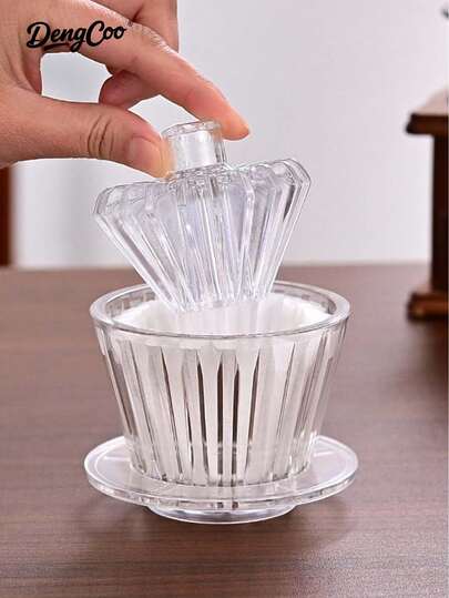 Dengcoo 1个耐用型咖啡滤压器，菱形咖啡滤网配件，手冲咖啡滤网，适用于家庭和手工咖啡冲泡