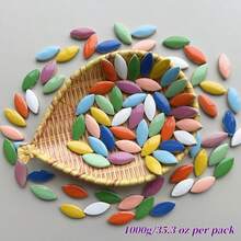 Mixed Color DIY Mosaic Ceramic Fragments, 150g/300g/600g/1000g Per Pack, Wireless Creation Of Multiple Color Blends, Suitable For DIY Handmade Mosaic Craft Art Project Creation - Randomly Mix 1000g/35.3 Oz - View 8