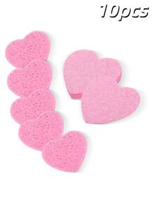 Compressed Facial Sponges 100% Natural Cosmetic Spa Sponges For Makeup Remover For Daily Facial Cleansing And Exfoliating - Watermelon Pink - View 38