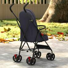 PawHut Foldable Dog Stroller With Mesh Windows For Mini Dogs - Gris Oscuro - Ver 8