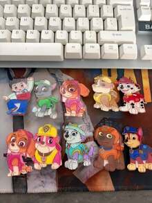 Paw Patrol Phụ kiện tóc hình gấu bông hoạt hình bằng acrylic cho bé gái, kiểu dáng dễ thương Châu Âu và Mỹ. Kẹp tóc hình chó. - Nhiều màu - Xem 8