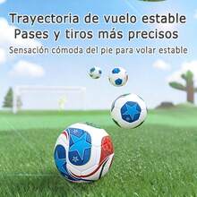 Bol de fútbol resistente y de alta elasticidad, especial para partidos de entrenamiento juvenil - Multicolor - Ver 7