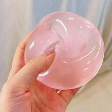 1pc/2pcs Moldable Slow Rebound Blue Coconut Oil Handmade Squeezing Ball, 6cm Round Malt Stress Relief Squeeze Toy, Suitable For Ideal Holiday Gifts, Fun & Cute Gifts, Birthday Gifts, Easter Gifts, Halloween Gifts, Christmas Gifts, Party Favor Filler - Hồng - Xem 1