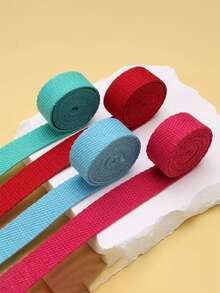 A 2.5 Cm Wide 72 Inches / 2 Yards Long Strap Suitable For School Bags Backpacks Handbags Canvas Belts Plain Weave Straps Yoga Textiles And Binding Straps. Cute Girly Stuff - Multicolor - View 3