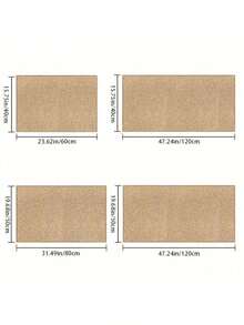 1pc Vintage Brown Pineapple Ring Material Kitchen Mat, Non-Slip Washable Knitted Polyester Fiber Carpet, Short Pile, Solid Color, Fade-Resistant, Moisture-Proof, Machine Made, Suitable For Bedroom, Living Room, Indoor Use - Durable, Non-Shedding, Modern Farmhouse Decor Mat. - Brown - View 6