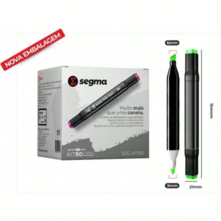KIT de Canetas Touch Marcador Ponta Dupla 36 cores Boobie Good - 36 - Visão 1