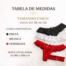 Set Of 3 Lace Panties + 3 Sexy Leg Warmers - 彩色 - 查看 9