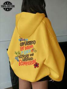 Áo nỉ họa tiết DTMF mùa hè, Hàng mới về Xuân/Hè: Áo hoodie Xuân/Hè, Quần áo nữ Xuân/Hè, Áo hoodie in họa tiết, Áo thun in họa tiết, Áo thun cotton, Áo hoodie chất lượng cao, Phong cách retro, Phong cách sinh viên, Phong cách dễ thương, Phong cách thành thị, Phong cách Gen Z, Phong cách Millennials, Phong cách Y2K, Phong cách Punk, Phong cách bụi bặm, Phong cách tối giản, Phong cách thường ngày, Phong cách nghỉ dưỡng, Họa tiết in vui nhộn, Áo hoodie nhẹ - màu vàng tươi - Xem 3