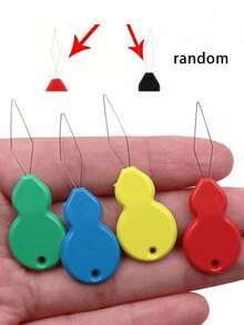 1-10pcs Plastic Threader, Sewing Machine Threading Assist Tool, Colorful Cylindrical Threader, DIY Sewing Accessories, Needle Threader, Beading Tool, Elderly Threader, Perfect Threading Tool For Elderly, Plastic Stripper, Modern Household Plastic Threader, Beading Tool, Cylindrical Threader Set - Multicolor - View 15