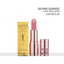 YSL Candy Glow Tinted Butter Balm Glow Lip Balm Loveshine Mini 1B Pink Sunrise 0.04oz/1.3g - 1B Pink Sunrise - 查看 4