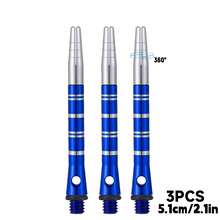 HUANQU 3pcs Rotatable Aluminum Dart Shafts, 2 Size Options, 51mm/43mm (2BA Standard Thread), Multiple Colors Available For Soft Or Hard Tip Darts, Durable And Accurate, Suitable For Darts Players Of All Levels, Great Gift For Easter, Ramadan, Father's Day - Multicolor - View 6