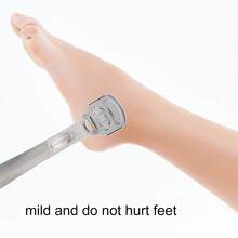 Stainless Steel Callus Removal Set: Professional Foot File And Dead Skin Remover For Gentle Pedicures, Silver Color - Silver - View 3