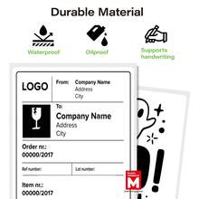 Marklife Labels 4" X 6" 穿孔热敏标签，兼容热敏打印机 - 也适用于其他品牌，折叠纸，强力粘合剂，商用级（4" X 6" - 200 张标签） - 100*150mm, 200 sheets per set - 查看 8