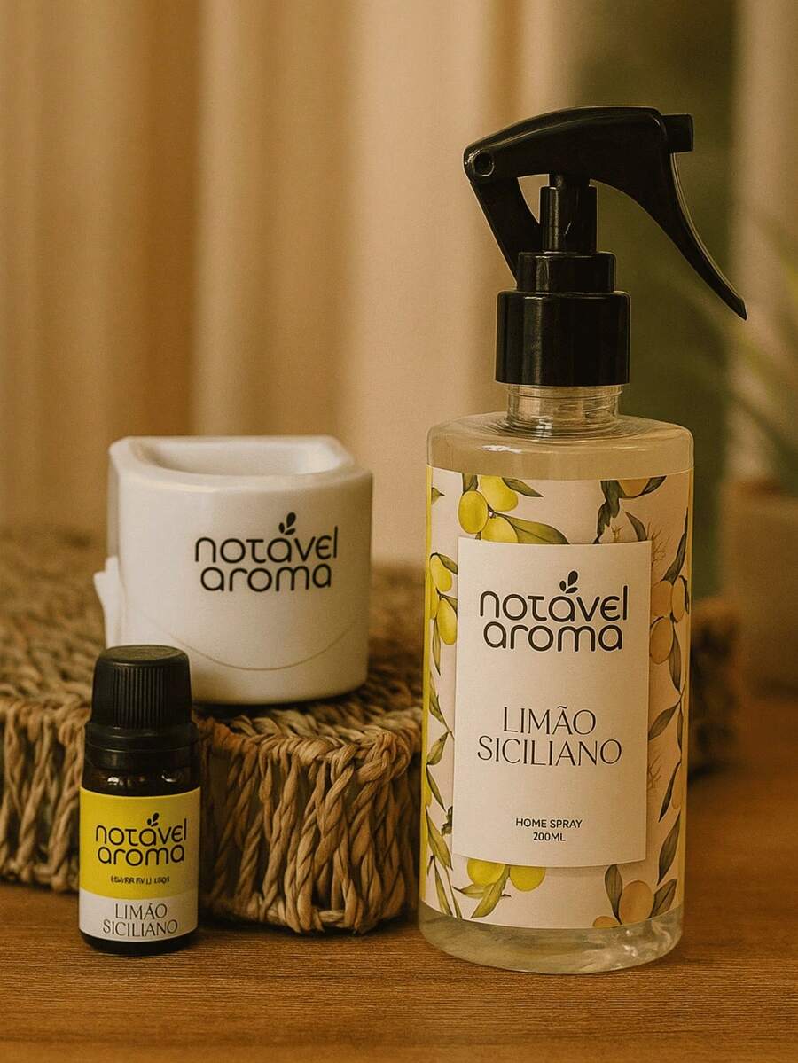 Electric Diffuser Kit, Home Spray And Perfumed Water Essence For The Room - Sicilian Lemon - View 1