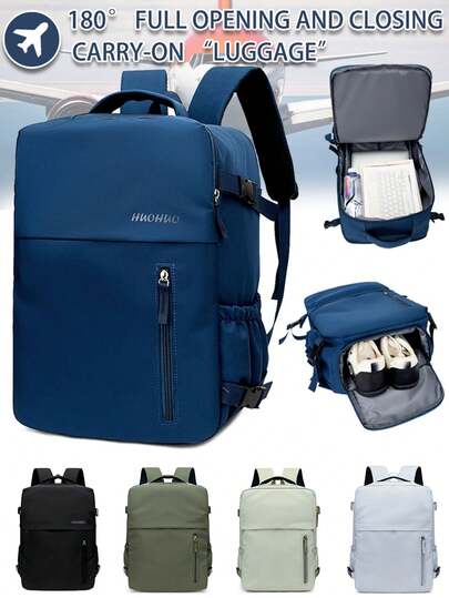 Men's Travel Backpack, Lightweight And Suitable For Short Trips And Commuting, Large Capacity To Fit Laptop And Books