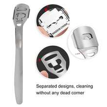 Stainless Steel Callus Removal Set: Professional Foot File And Dead Skin Remover For Gentle Pedicures, Silver Color - Silver - View 4