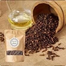 60g Especia de clavo - Aroma fresco de larga duración, adecuado para la decoración del hogar y la oficina, etiquetado exquisito - Perfecto para el Día de San Valentín, Navidad, Halloween, yoga, meditación - Serie de pequeñas tiendas, esencial de yoga, empaque navideño, diseño de ventana transparente - color primario - Ver 2