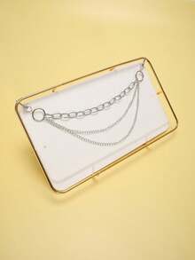 Minimalist Chain Bag Strap Bag Accessories DIY Accessories Adjustable Replacement Shoulder Strap Stylish Durable - Silver - View 4
