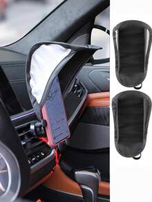 Car Mounted Phone Sun Visor, New Vertical Sun Visor, Dashboard Phone Sun Shade, Prevents Phone Overheating, Vertical Dashboard Phone Sun Visor To Prevent Glare - Multicolor - View 6