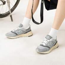 New Balance Men's And Women's 997R Series Retro Running Shoes, Casual Shoes, Couple Shoes U997RHA - Grey - View 5