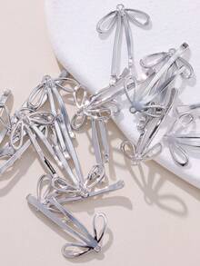 1pc/3pcs/10pcs Smooth Elegant Bow Tie Pendant, Versatile DIY Jewelry Accessory For Earrings, Necklaces, Pendants, Bracelets - DIY Bow - View 4