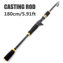 SEACHASER 1.8m-2.7m Carbon Fiber Telescopic Fishing Rod, Medium Power, Suitable For Sea Fishing And Boat Fishing - Black - View 7