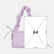 Túi đeo vai unisex RUF SHLDR BAG KF2520 - Màu tím - Xem 6