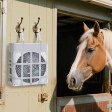 1 Pcs Box Fan Holder Horse Stall Classic Fan Bag Hanging Web Holder Nylon Box Bag Black - White + 2 - View 7