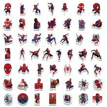Marvel 50 miếng dán hình nhện, hình nhân vật hoạt hình anh hùng, thích hợp dán lên bình nước, laptop, ván trượt, sổ tay và các bữa tiệc sinh nhật trẻ em. - Nhiều màu - Xem 6