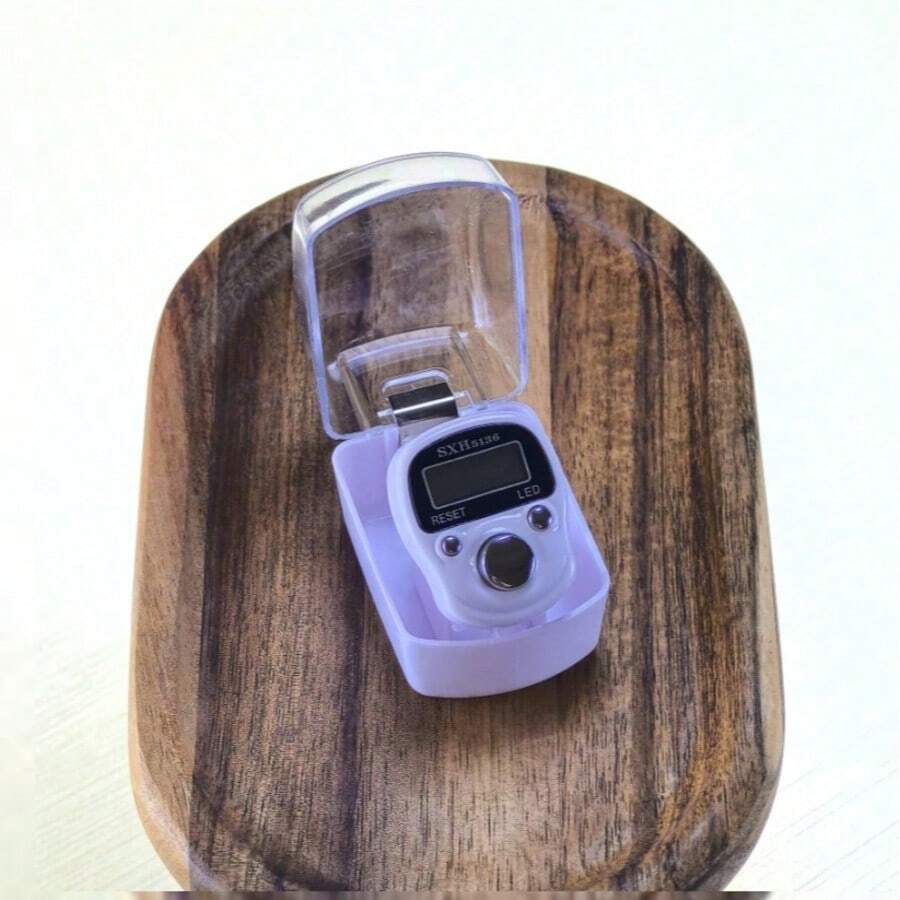 1012 LED Electronic Mantra Counter, Handheld Mini Prayer Beads Counter With Protective Case, Prayer Counter, Convenient Electronic Rosary Counter, Suitable For Islamic Religious Activities, Gift, Warehouse Counting, Counting, Altar Prayer - One Size Fits All - View 1