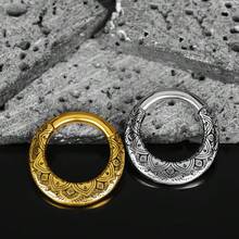 1PC 316L Stainless Steel Round Ear Weights Ear Tunnles Hangers Expansions Piercing Women Men Body Jewelry Earrings For Women Gift New Summer - Round - View 10