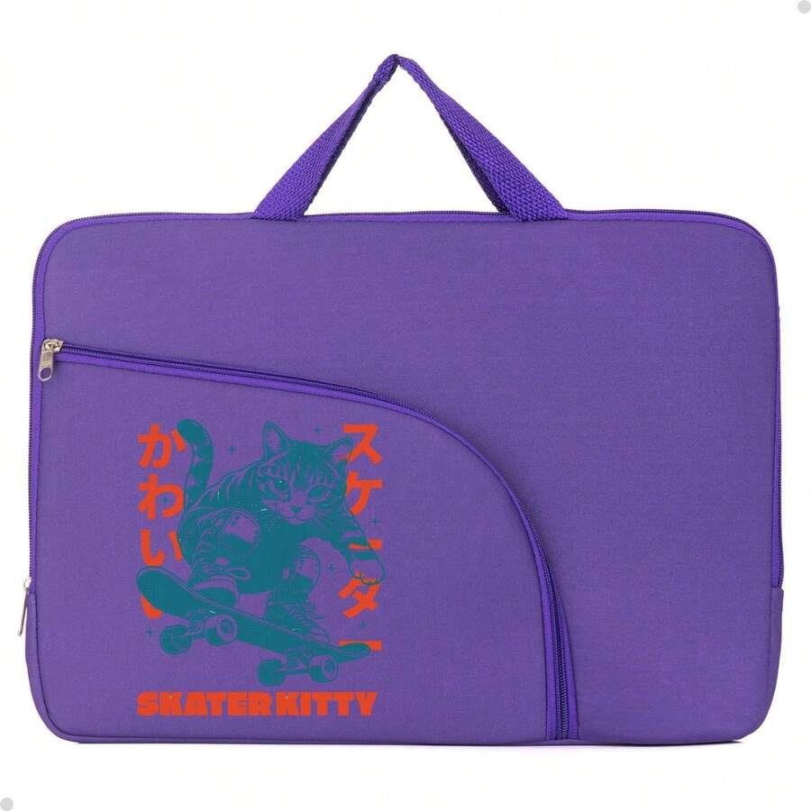 Stylish High-Quality Laptop Bags For College Use - Purple - View 1