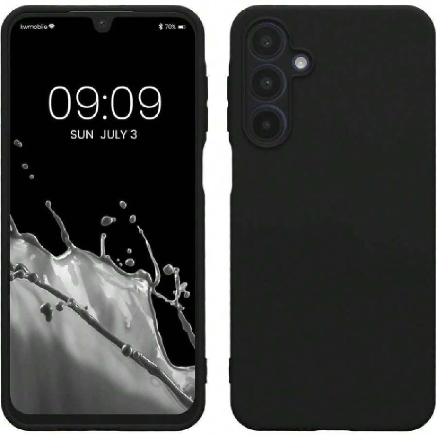 Case Compatible With Samsung Galaxy A16 5G - With Raised Edges - Suitable For Wireless Charging - Matte Black, 41808663 - 青碧色 - 查看 1