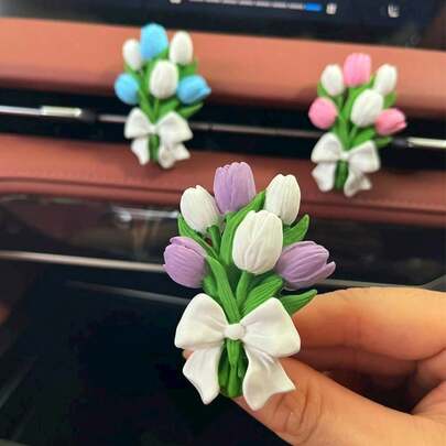 新款郁金香硅胶模具套装，多种尺寸，DIY石膏家居装饰配件硅胶模具