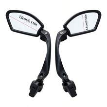 Set de 2 espejos retrovisores universales para bicicleta, espejos retrovisores de bicicleta ajustables 360°, adecuados para ciclismo, aptos para bicicleta de montaña, bicicleta de carretera y bicicleta eléctrica, duraderos y resistentes a golpes, esenciales para montar (incluye herramientas de instalación) - Multicolor - Ver 4