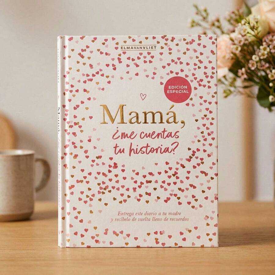 Mamá, ¿Me Cuentas Tu Historia? – Edición Especial | Diario de Recuerdos para Mamá | Libro Regalo Emotivo | Tapa Dura - Libro único - Ver 1