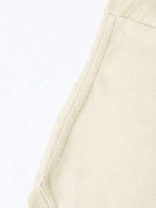 Y2K Style, Directional Printing, Cotton T-Shirt - Soft, Breathable, 100% Pure Cotton Fabric - Comfortable And Energetic Summer Street Style Short-Sleeved T-Shirt, Cool Design, Retro Summer Men's Daily Wear T-Shirt - 杏色 - 查看 4