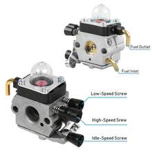 Carburetor Carb Kit Compatible With FS38 FS45 FS46 FS55 KM55 HL45 String Trimmer 9Pcs Tune Up Set With Spark Plug & Air Filter - A - View 4