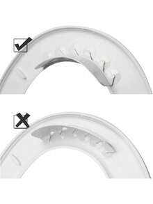 1个马桶座圈，防尿挡板，儿童如厕训练防止尿液飞溅 - 白色 - 查看 10