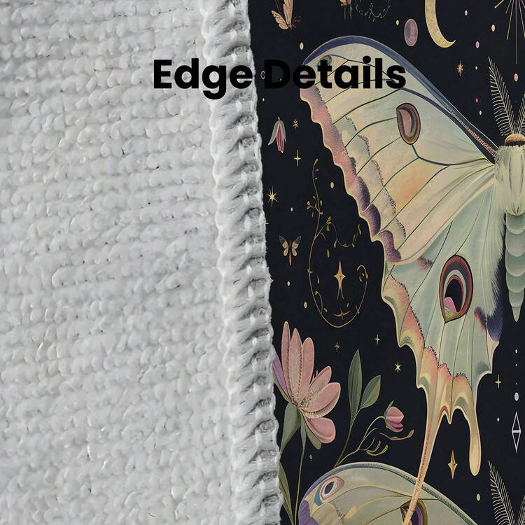 1pc Vintage Butterfly Print Beach Towel, Soft Comfortable Lightweight Beach Towel, Suitable For Travel, Swimming, Diving, Surfing, Yoga, Camping, Beach Accessories - SSTJ10043 - View 6