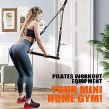 1 Set Multifunctional Pilates Bar, 3-In-1, Unisex Home Strength Training, Arm And Leg Shaping Resistance Bar, Fitness Set, Gym Club Sports Equipment - Multicolor - View 10