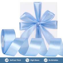 双面缎带，礼品盒包装装饰缎带，服装配饰，婚礼装饰编织缎带，生日节日，花卉包装，DIY发饰，派对装饰，婚礼活动装饰，玫瑰DIY手工缎带 - 多色 - 查看 7