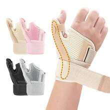 1Pc Adjustable Thumb Spica Splint, Breathable Sports Thumb Support Wrist Protection Wrist Thumb Brace, Thumb Stabilizer Wrist Brace Support For Men Women Carpal Tunnel Arthritis, Tenosynovitis - Fits Men Women Sports XJ7M - Multicolor - View 1