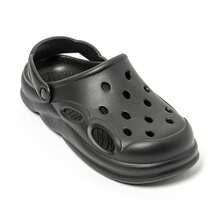 BRASILERAS - Zueco clog para hombre y mujer - Cloppy - Suela Antideslizante - Talla 36 al 45 EU - Negro - Ver 3