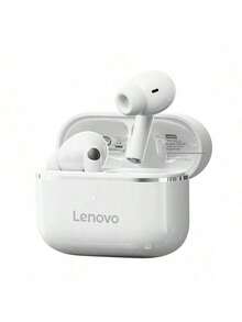 Lenovo EA230-5.4 Bluetooth Earphones: In-Ear Noise Cancelling, Low Latency, HD Calling, Stereo Sound, Compatible With Multiple Devices - Sakura White - View 11
