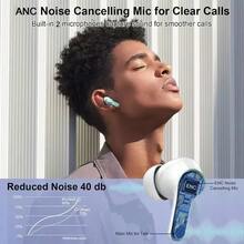 Wireless Headphones With Active Noise Cancellation, Long Battery Life, Fast Charging, Low Latency Suitable For Gamers, Wireless Bluetooth Compatible - one-size - View 8