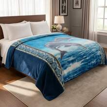 Dormitory Bedding - Dolphins - View 2