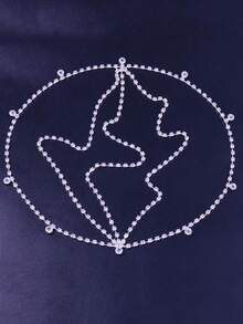 New Fashion Crystal Pendant Headchain, Suitable For Wedding, Girl, Bridesmaid, Party - Silver - View 2