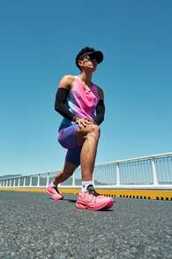 XTEP Digital Pink/Black Running Shoes For Men - Digital Pink/Black - View 2